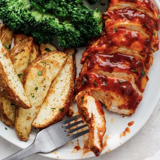 BBQ Chicken & Roasted Potatoes