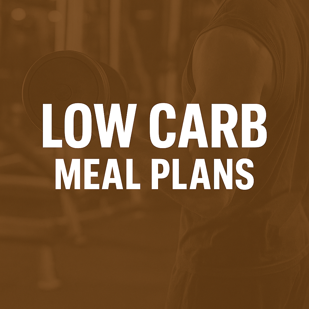 LOW CARB MEAL PLAN