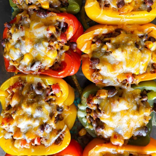 Taco Beef Peppers - LOW CARB